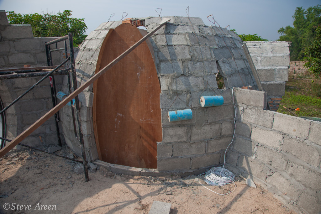 steve areen thailand dome home construction creation